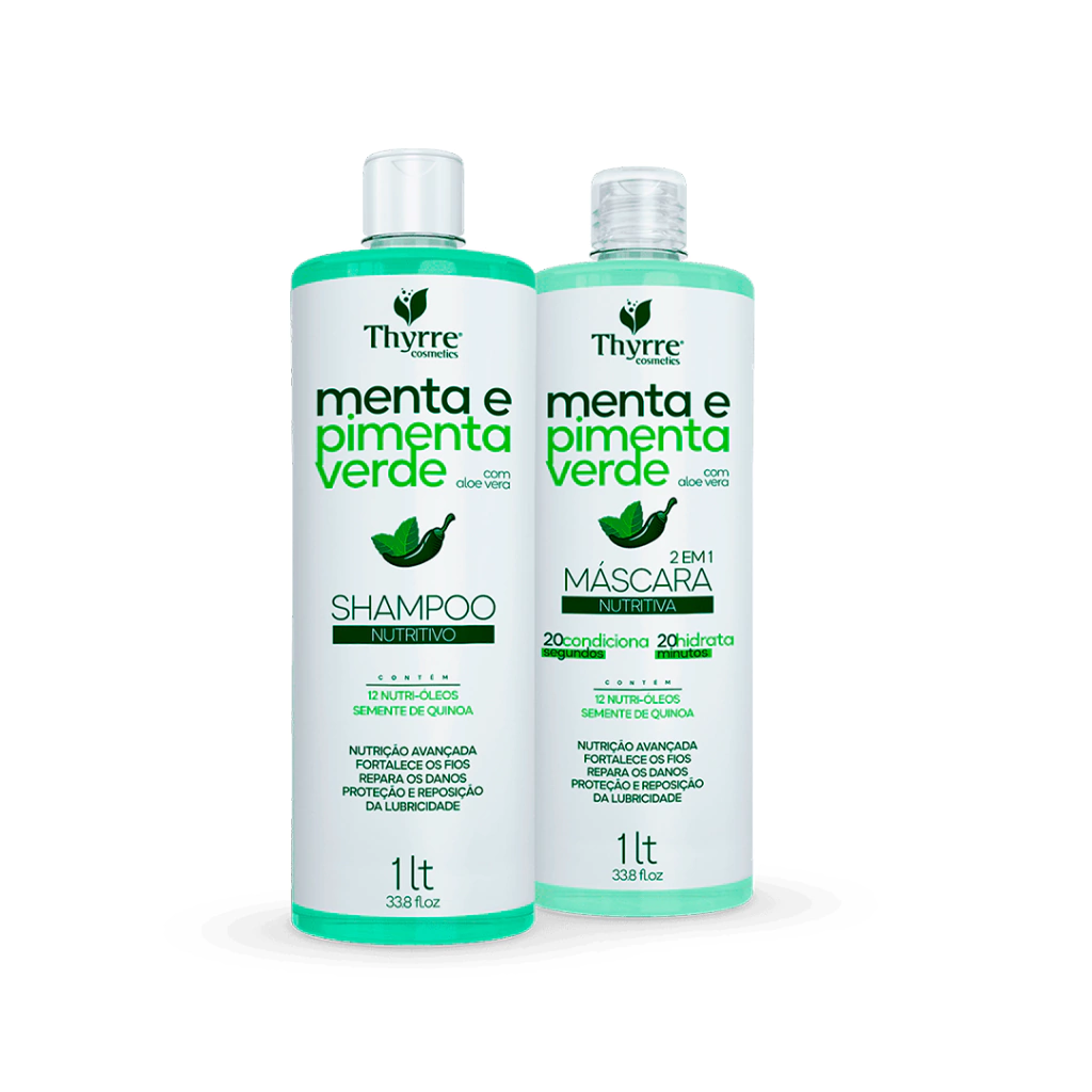 Kit Menta e Pimenta Verde 1L&350ML