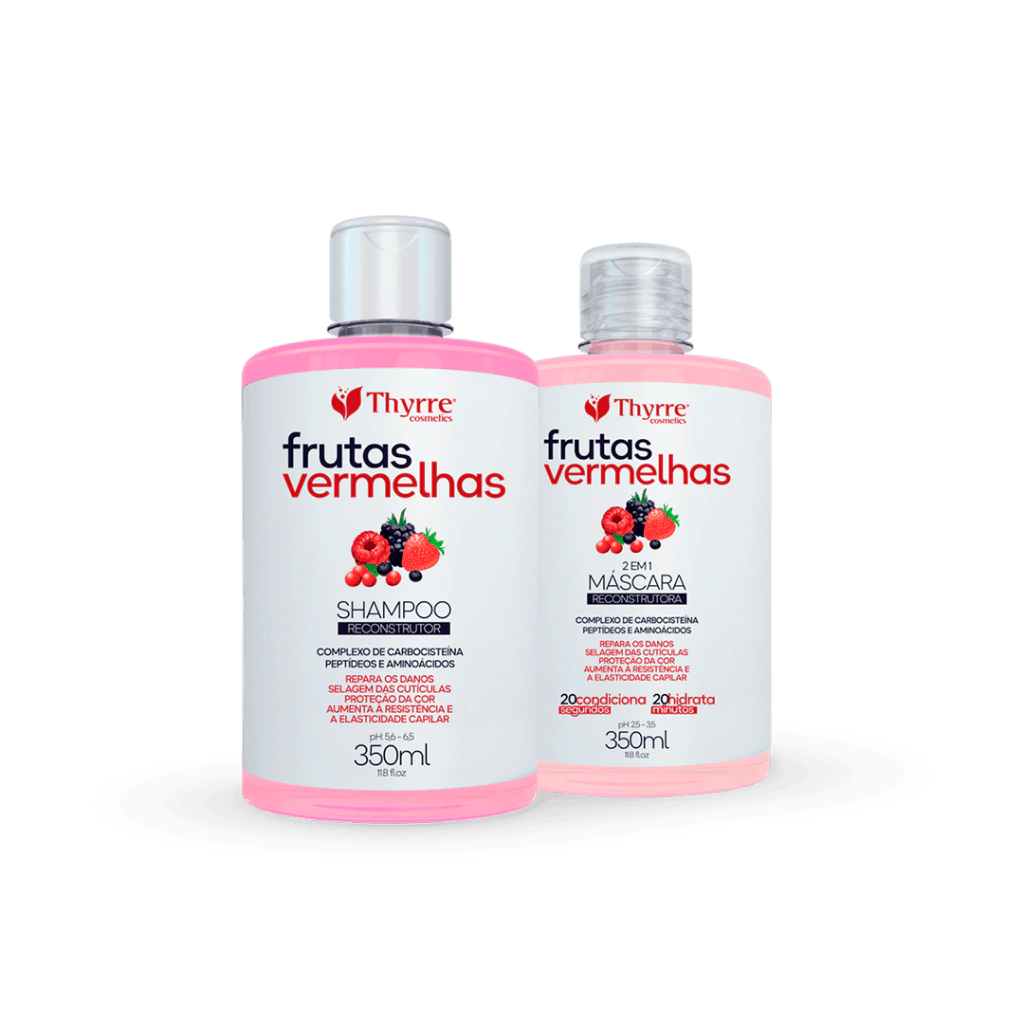 Kit Frutas Vermelhas Reconstrutor 1L&350ML