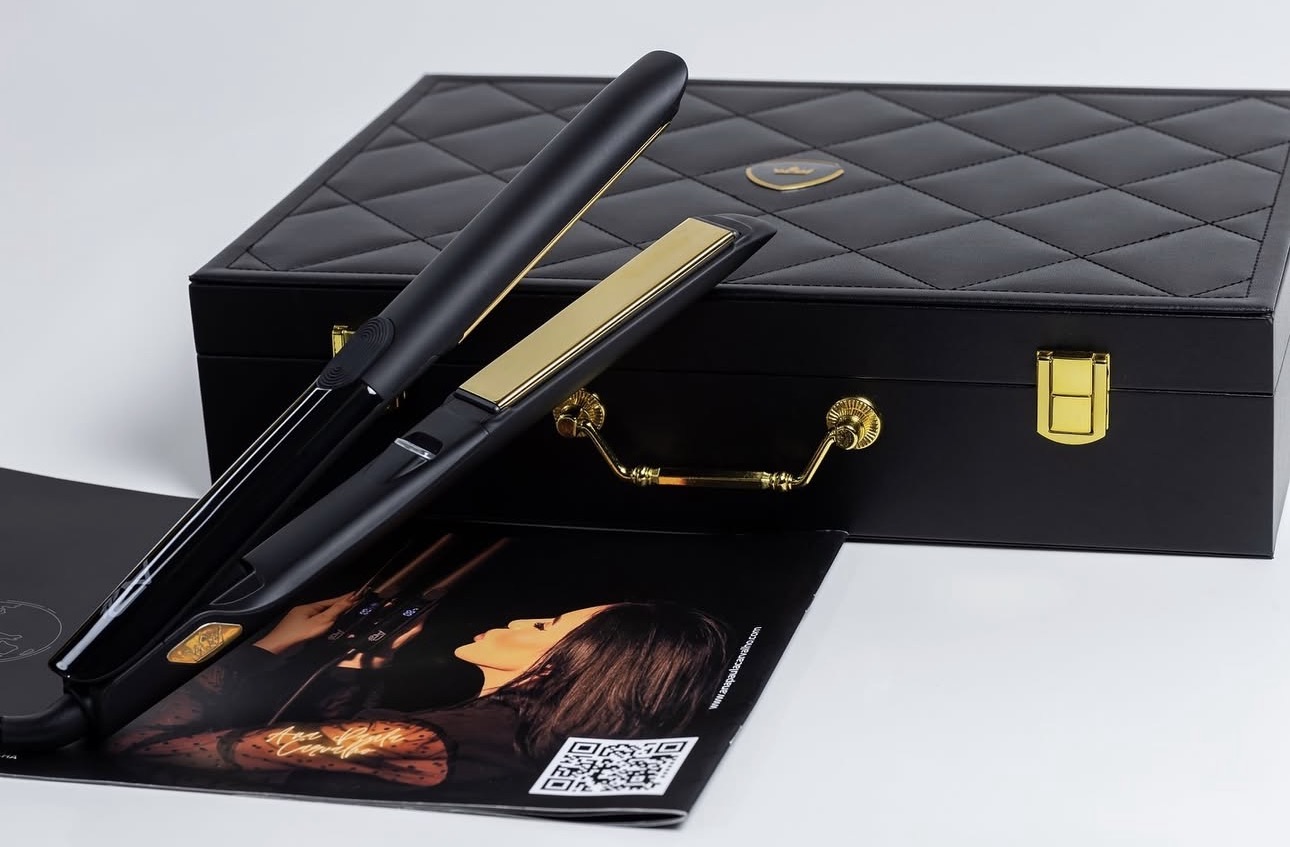 Luxury Titanium Gold Hair Straightener