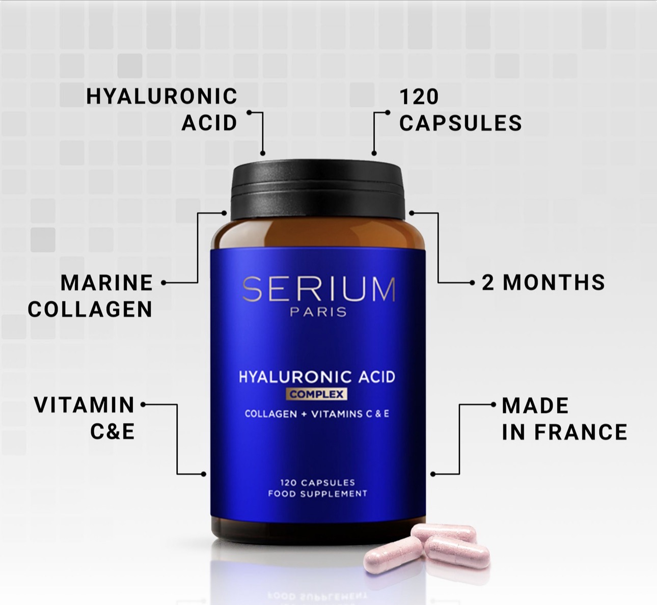 Hyaluronic Acid Booster – 2-Month Skin Support Supplement