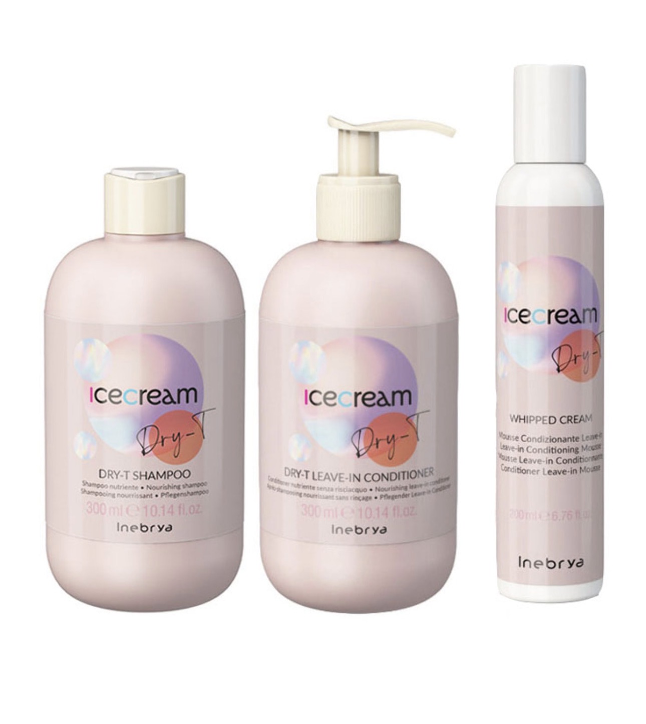 INEBRYA Up To You Liss Smoothing Kit – Shampoo 300ml + 2 In 1 Conditioner & Mask 250ml + Smoothing Shine 50ml
