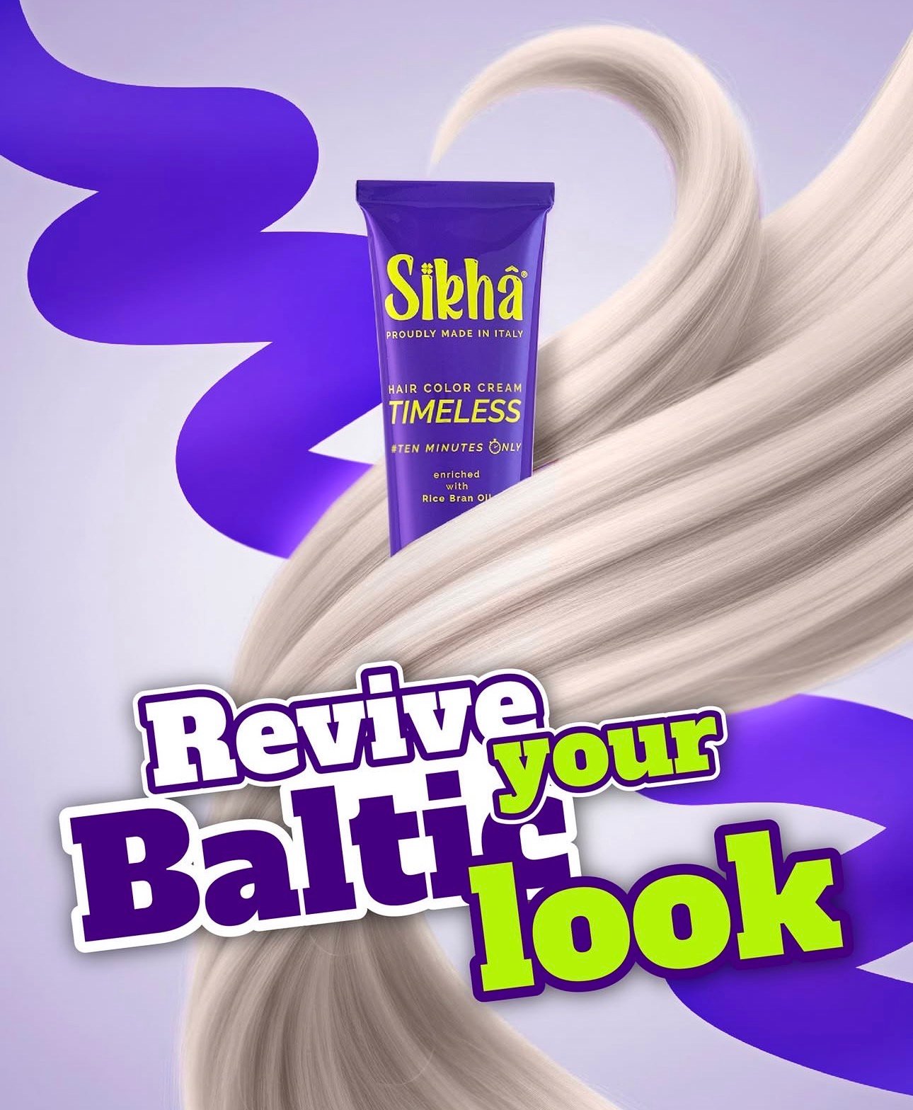 Sikha Timeless Hair Color Cream – 10 Minutes Only